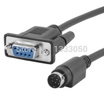 히터부품 8.2 Ft 8P 미니 Din to RS422 PLC 프로그래밍 케이블 미쓰비시 호환 FX/MT506M 용