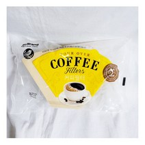 노브랜드 커피 필터 여과지 3-4잔용 100매 W16cm x H10cm 일본산