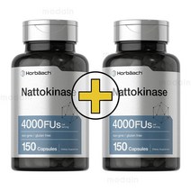 호바흐 나토키나제 나또키나제 200mg 4000FU 150캡슐, 2병, 150정
