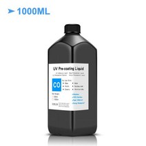 토너 카트리지 재생 UV 잉크 용 코팅 유체 유리 평판 프린터 전처리 솔루션 목재 금속 크리스탈 가죽 세라믹 PVC, CHINA_1000ML