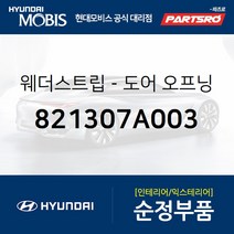 웨더스트립-도어 오프닝 도어 사이드 (821307A003) 5톤 슈퍼트럭 메가트럭 8톤 트럭 18톤 트럭 6X2 뉴