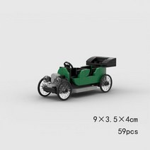 창작 MOC 클래식 자동차 모델 블럭 레트로 스포츠 레고레이서 DIY 블럭 완구 생일 선물, Model 16