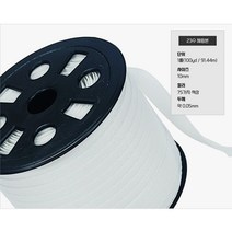 의류부자재 헤링본테이프 V직23수 헤링본끈 마스크스트랩끈 헤링본리본10mm(1롤100야드 / 91.44M), 73번/유청색(1롤/100야드)