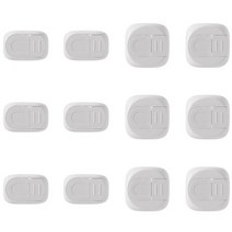 어린이 안전 전기 소켓 콘센트 플매트 카펫 러그 12 개 보호 보안 2/3 상 잠금 커버, [01] 12pcs