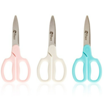 평화 다용도 애플가위, 블루 아이보리 핑크, 3개