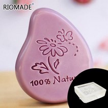 낙관도장 인감도장 만년도장 직인도장 수제도장 100% 천연 텍스트 비누 스탬프 꽃 나비 수제 투명 만들기, 01 Stamp no handle
