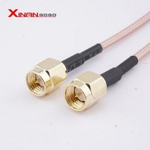 RG316 RG174 케이블 SMA 암-SMA 암 RPSMA-SMA 너트 벌크 헤드 연장 동축 점퍼 피그 테일, RG316 SMA M SMA M_80CM