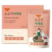 정성가득 소고기 야채죽 85g x 10개 강아지간식