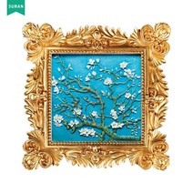수란 3D 도자기부조 DIY 명화 그리기 세트, 17.5cm*17.5cm, 살구꽃