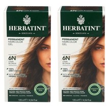 허버틴트 퍼머넌트 허벌 염색약 글루텐 프리 비건 135ml, Dark Blonde, 2개