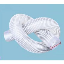 영업용 바닥청소 청소기 쇼파습식 업소용 무동력 PVC 산업용 진공 청소기 벨로우즈 빨대 스레드 호스 내경, [04] 2M 55MM