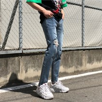 청바지 빈티지 구제 데님진