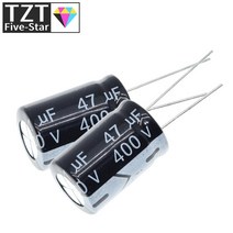 슈퍼캐패시터 400V 47UF 전해 커패시터 105C 16x25mm 10 개