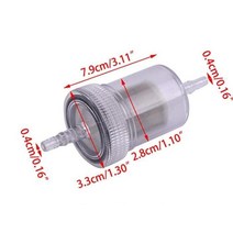 1PC 자동차 디젤 오일 필터 투명 연료 액세서리 Eberspacher 에어 주차 안정, 한개옵션0