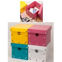 간편조립 구분정리 컬러 뚜껑 pp수납박스 도면상자 정리정돈, 상품선택_수납정리함B 민트