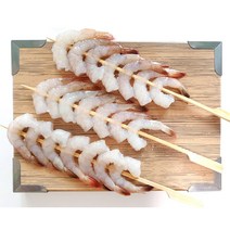 태국산 새우 꼬치 46g/5개 냉동 소금 구이 꼬지 튀김