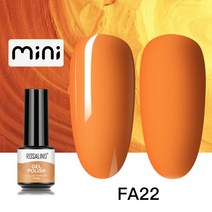펜 ROSALIND 미니 젤 네일 폴리시 소크 오프 바니시 아트 반영구 순색 베이스 탑 코트, [26] FA22