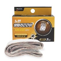 파리잡이 트랩 5개입 노런 왕파리 잡는 초강력 끈끈이 천장 부착형, 1box