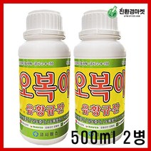 오복이500ml 2병 유황규산 유황비료 복합비료 칼슘 붕소 복합비료 붕사 당도증가 도복방지 낙과방지 무름병, 오복이500ml 2병 / 칼붕업500ml