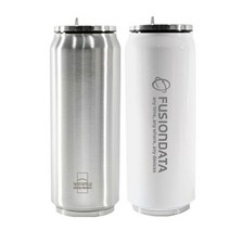 핸드디자인 포토텀블러 주문제작, 500ml, 실버