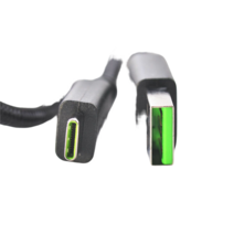 견고한 Razer Huntsman Elite TE 87 Mini & Deathstalker V2 Pro 키보드 케이블용 USB c타입 코드 2M/6, 한개옵션0