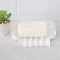 흡착식 비누받침대 세면대 고정 물빠짐 비누 거치대 보관 건조 트레이, 단품, 단품