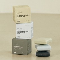 케세리 모발영양 두피진정 샴푸바 피부보습 올인원바 바디워시 약산성 고체 비누 100g 2개, [두피진정]카밍앤모이스처 샴푸바 100g 2개