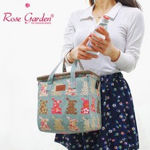 KOREA 로즈가든 쿨러백 3종 아이스 보냉 백 가방 박스, 바니핑크 M중