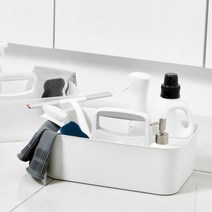 SYSMAX 욕실 청소도구보관 손잡이 바스켓 깔끔한 정리 줄줄이걸이, SM&IV