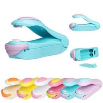 가정용미싱 휴대용 재봉틀 편리한 바느질 무선 미니 핸드헬드 의류 직물 DIY 판매 1 개, random 색상
