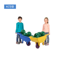 활동교구 영유아유치교구 체육 신체놀이 외발수레 놀이 그린