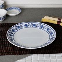 중청 멜라민그릇 중식 원형접시 17.5cm 업소용 식당 중국집 일식 접시 식기