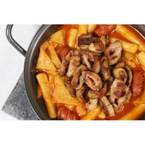 매콤한 술안주용 냄새안나는 잡내없는 막창 떡볶이 630g 야식 캠핑용 야채많은 나홀로가구, 1개