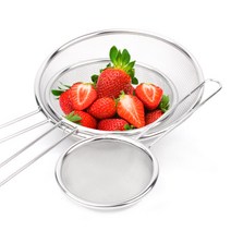 스텐 건지게 이유식 거름망 채망 밀가루채 건지기 거름채 손잡이 채반, 선택03 키친아트 스텐 건지게 (대형)