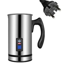 우유스팀기 커피거품기 수동 전동 자동 우유 거품기 휘핑기 coffart by milk, 220-240v EU 플러그