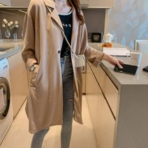 여성코트 트렌치코트37 간절기 루즈핏 스트랩 코튼 봄 가을 패션 레트로 윈드 재킷 레어템 추천템 패션코디