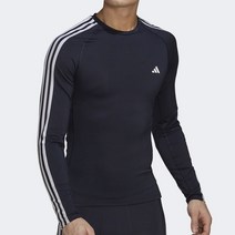 아디다스 남성 기능성 헬스 긴팔티 삼선 운동복 웨이트 이너웨어 트레이닝복