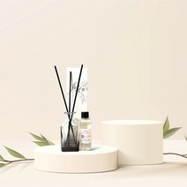 어느멋진날 디퓨저 작은정원향 사각100ml[사각공병+오일100ml+스틱5개], 블랙
