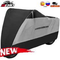 오토바이 엔진 부품 기타 액세서리 모토 블랙 레드 커버 유니버설 야외 프로텍터 스, 2XL for 2101-2200mm+MCZ002 Sil