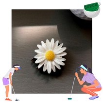 건강윤선생 골프볼마커 골프볼마크 예쁜 골프 라운딩 필드 용품 악세사리 꽃 민들레 볼마커 햇클립 포함
