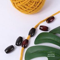 DBOMartㅣ타원형 우드볼 2컬러 (1세트 4개) 비즈 마크라메 재료 모던마크라메 마크라메키링 마크라메목봉 마크라메트리 마크라메월행잉|_ac락be베!!a쟈