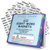 사이트 워드 자석 - 632개의 자석 220개의 Dolch 사이트 워드 많은 Dolch 명사 Lots of Fry 500 - 다양한, 한개옵션0