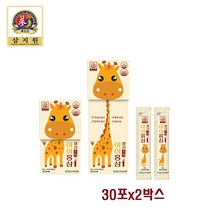 삼지원 어린이홍삼젤리 건강기능식품 맛있는 아이홍삼 망고맛 젤리 제리 스틱 6년근홍삼농축액 진세노사이드 성장기 어린이홍삼 키즈 유아동 금산인삼농협, 2밗