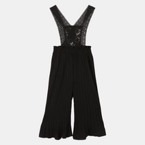 일로딜로 엔씨충장점 레이스 멜빵 오버롤 바지 IDTV21350 09(블랙)