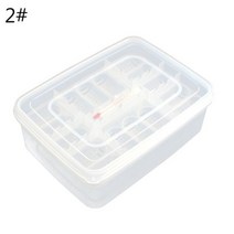 16 그리드 파충류 계란 트레이 뱀 도마뱀 계란 부화 인큐베이터 상자 게코 전용 부화 장치 거북이 거북이 인큐베이터 C42, 온도계 포함