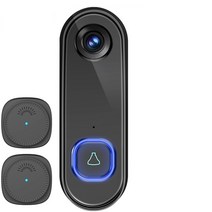 현관 CCTV 문앞 홈캠 WiFi 도어벨 스마트 무선 CCTV 보안 초인종 카메라, C