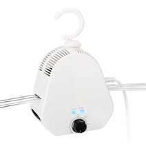 옷걸이형 의류 건조기 휴대용 여행용 접이식 관리기 스타일러 원룸 기숙사, White 110V-220V