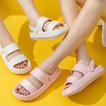 여자 학생 슬리퍼 푹신 통굽 샌들 비올때 편한 신발G/OPD:GAON0107G +Y7