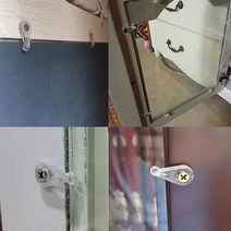 유리난간 강화유리난간 유리난간대 스텐 난간대 고정 10 개/대 플라스틱 유리 패널 리테이너 클립 캐비닛, 01 transparent 4cm