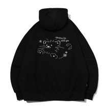 꼼파뇨 CPGN STUDIO Carefree Life 자수 후드티 블랙